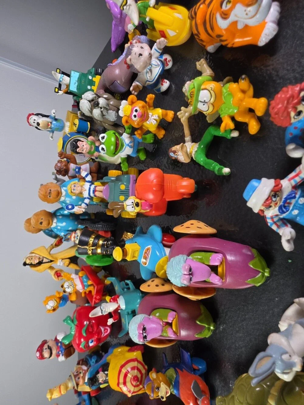 Vintage Fast Food Promotional And Cartoon Character Toys 56 Pieces